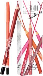 MN MENOW SUPER MATTE (12PICE) MULTICOLOUR CERMY LIPLINER PENCLE