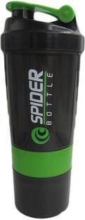 spider protein shaker bottle, 550 ml, Leak proof, storage container (1pc) 500 ml Shaker