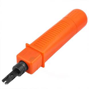 FineArts Impact Punch Down Network Tool for Seating Wire Into Terminal Cable Insertion Termination Tool for Networking Professionals RJ45 RJ11 cat5e cat6 Network Interface Card Impact Punch Down Network Tool for Seating Wire Into Terminal Cable Insertion Termination Tool for Networking Professionals RJ45 RJ11 cat5e cat6 Network Interface Card Manual Crimper