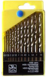 REES52 Aluminium Power Tool Drill Set, Medium (Multicolour) - Set of 13