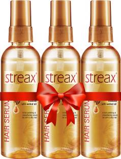 Streax Vitalized with Walnut Oil, For Hair Smoothening & Shine , Hair Serum
