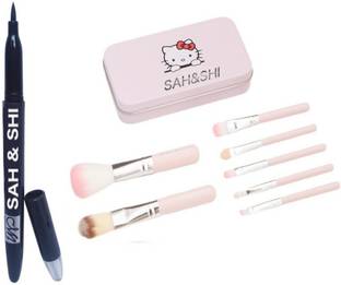 Sah&Shi Eyeliner With Makeup Brushes Set of 7