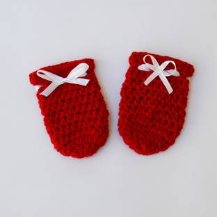 LOVE CROCHET ART Kids Mitten
