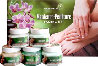 Professional feel Manicure Pedicure Facial Kit, Suitable For all Age, Unisex For Fairness,