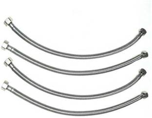 AO Smith Heavy Stainless Steel Connection Pipe, 24 Inch (600mm) - Pack of 4 Hose Connector