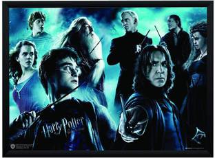 WB Official Licensed Harry Potter Snape Ron Hermione Dumbledore Malfoy Bellatrix Half Blood Prince Poster A4 Frame Paper Print