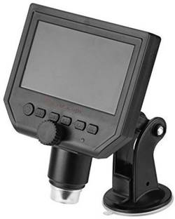 microware Portable Digital Microscope 3.6MP 600x Sensor Zoom LCD kit with1080P/720P/VGA Stereo Camera Vedio Microscope for QC/Industrial/Collection Inspection Multi Use Smart Microscope Portable LCD Digital Microscope USB Hub