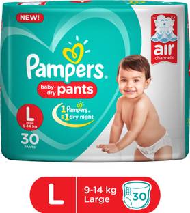 Pampers Baby-Dry Pants Diaper - L
