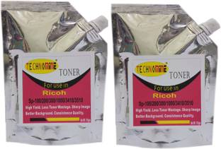 Technomine Compatible Toner For Use In SP 100 / SP 111 / SP 200 / SP 300 / 1000 /3400 / 3410 / 3500 / 3510 SF Printers , Pack Of 2 ,100g x 2 Black Ink Toner Powder