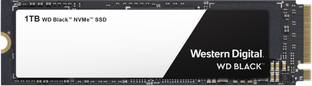 WD Black 1 TB Laptop, Desktop Black PCIe NVMe Internal Solid State Drive (SSD) (WDS100T2X0C)