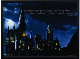 WB Official Licensed Harry Potter Hogwarts Quote Poster A4 Frame Paper Print