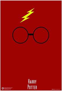 Licensed Harry Potter Minimal Poster A4 Paper Print