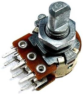 ESP 100K Potentiometer Dual Audio - Pack of 5 pcs Electronic Components Electronic Hobby Kit