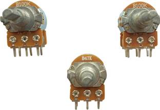 ESP 100K, 100K, 47K Potentiometer Dual Audio Volume Control Electronic Components Electronic Hobby Kit