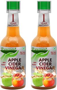 Rawmest 1 YEAR MATURED Apple Cider VInegar with Mother for weight loss Vinegar
