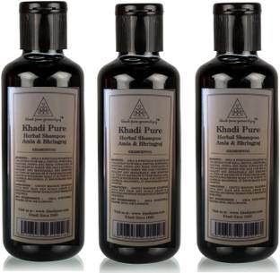 Khadi Pure HERBAL AMLA & BHRINGRAJ SHAMPOO BY GRAMODYOG