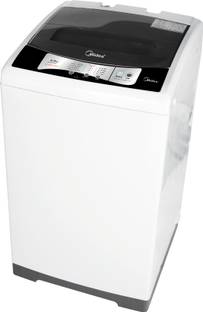 Midea 6.5 kg Fully Automatic Top Load Washing Machine White, Grey