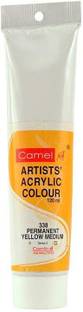 Camlin Artist Acrylic Colour Tubes 120ml Permanent Yellow Medium 338