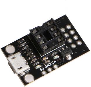 KitsGuru Development Programmer Board for ATtiny13A/ATtiny25/ATtiny45/ATtiny85 Micro Controller Board Electronic Hobby Kit