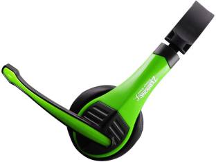 ZEBRONICS Bolt Green Wired Headset