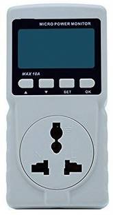 Techtest Digital Micro Power Meter Analyzer Monitor 220V 10Am EU Plug GM86 Tester Measuring Power Factor/Frequency/Ammeter Voltmeter Digital Multimeter