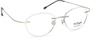 Titan Rimless Round Frame