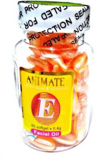 Animate Vitamin-E Facial Capsule- 60 Capsules