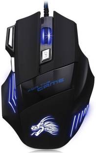 Epaal G901 5500 DPI 8 Button LED Backlit Wired Ambidextrous Optical  Gaming Mouse