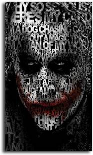 PIXELARTZ - Joker - Heath Ledger Poster - II 3D Poster
