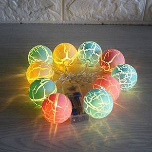 AtneP 10 LEDs 2.2 m Multicolor Steady Ball Rice Lights