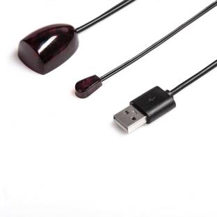 DazzelOn  TV-आउट केबल Infrared Remote Extender Cable 10 Feet -ir extender for cable box Hidden IR Repeater System with 1 Emitters 1 Receiver
