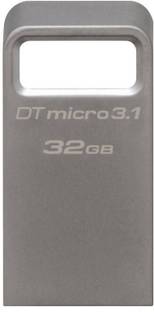 KINGSTON DataTraveler Micro USB 3.1 32 GB Pen Drive Compatible with Desktop Computer, Tablet, Laptop USB 3.1 Metal Case