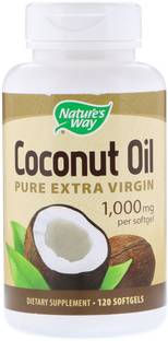 Nature's Way Nature's Way, Coconut Oil, Pure Extra Virgin, 1,000 mg, 120 Softgels