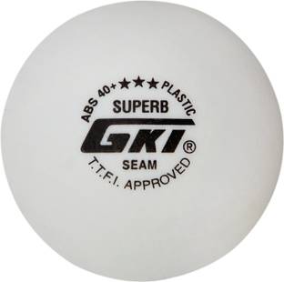 GKI SUPERB 3 Star ABS Plastic 40+ Table Tennis Ball