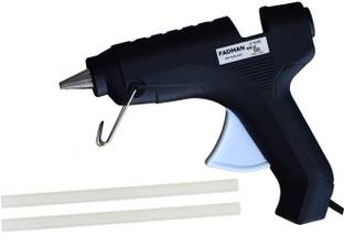 FADMAN BLACK GLUE GUN 40 WATT HOT MELT GLUE GUN WITH 2 ADHESIVE HOT GLUE STICKS Standard Temperature Corded Glue Gun