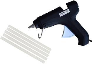 FADMAN BLACK GLUE GUN 40 WATT HOT MELT GLUE GUN WITH 5 ADHESIVE HOT GLUE STICKS Standard Temperature Corded Glue Gun