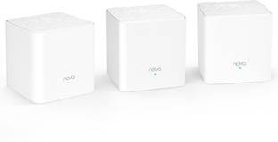TENDA Nova MW3 (3-Pack) Whole Home Mesh Mesh Router 2.4 GHz, 5 GHz 1200 Mbps Wifi Speed Dual Band Internal Antenna Ethernet (Cable Broadband)
