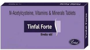Tinfal Forte Biotin 10000mcg and N Acetylcysteine for hairGrowth,body and skin care