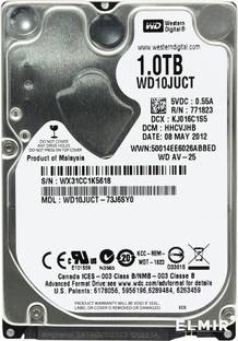 WD N/A 1 TB Laptop White SATA Internal Hard Disk Drive (HDD) (WD10JUCT)
