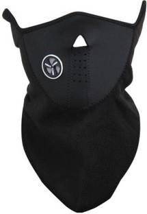 VL Bageeras Black Bike Face Mask for Boys