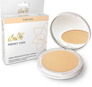 iba halal Medium Shell SPF 15 Perfect Look Long-Wear Mattifying Pressed Powder 02 Compact
