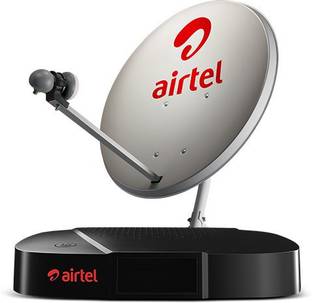 Airtel HD High Definition Set Top Box With Recording Feature And One Month My Plan 219 Pack