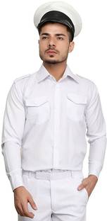 FABUNIFORMS White Uniform Shirt