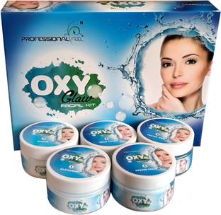 PROFESSIONAL FEEL OXYGLOW Facial KIt, Suitable for All age, unisex for fairness