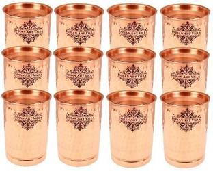 IndianArtVilla (Pack of 12) IAV-CB-1-1023 Glass Water/Juice Glass