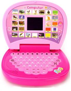 Imstar Educational Learning Kids Laptop, LED Display, with Music, Assorted Color