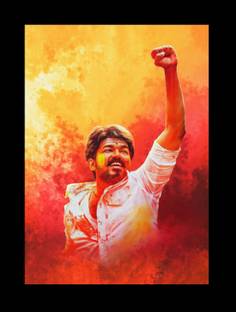 VeezhatheTamiliname! I Thalapathy Vijay I - Wall Poster/Frame Fine Art Print