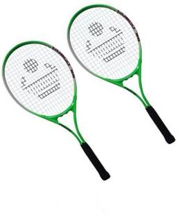 COSCO 'Cosco 25' Tenns racket (Pack of 2) (Color On Availability)- Multicolor Strung Tennis Racquet