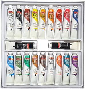 Camlin Kokuyo Artist Acrylic Colors - 18 Shades, 20ml