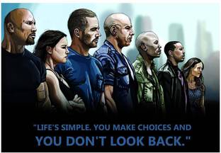The Fast and The Furious Poster A3+ 13 x 19 inches Paper Print